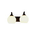Modern minimalist matte wall sconce with frosted globe glass – nordic cream style for bedroom, bathroom vanity, hallway, and hotel