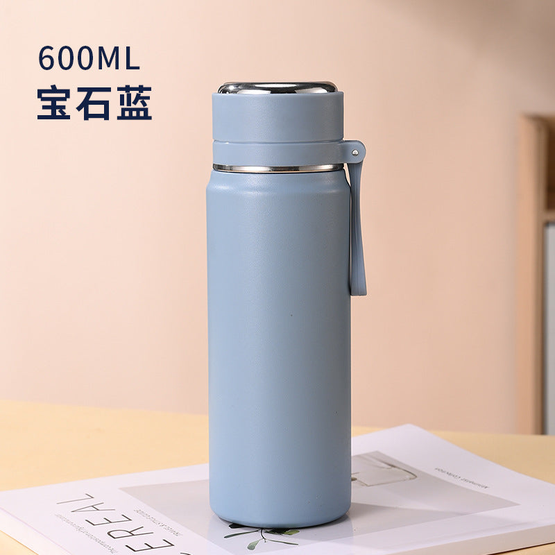 High-style insulated tumbler for women, 304 stainless steel trendy portable water bottle for men, tea infuser cup - wholesale & customization available