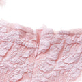 cross-border french pink camisole lace-up waist maxi dress
