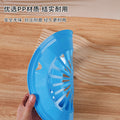 Round hollow basket drain basket picnic food placement tray barbecue tray holder drain basket plastic hollow dinner plate cross-border