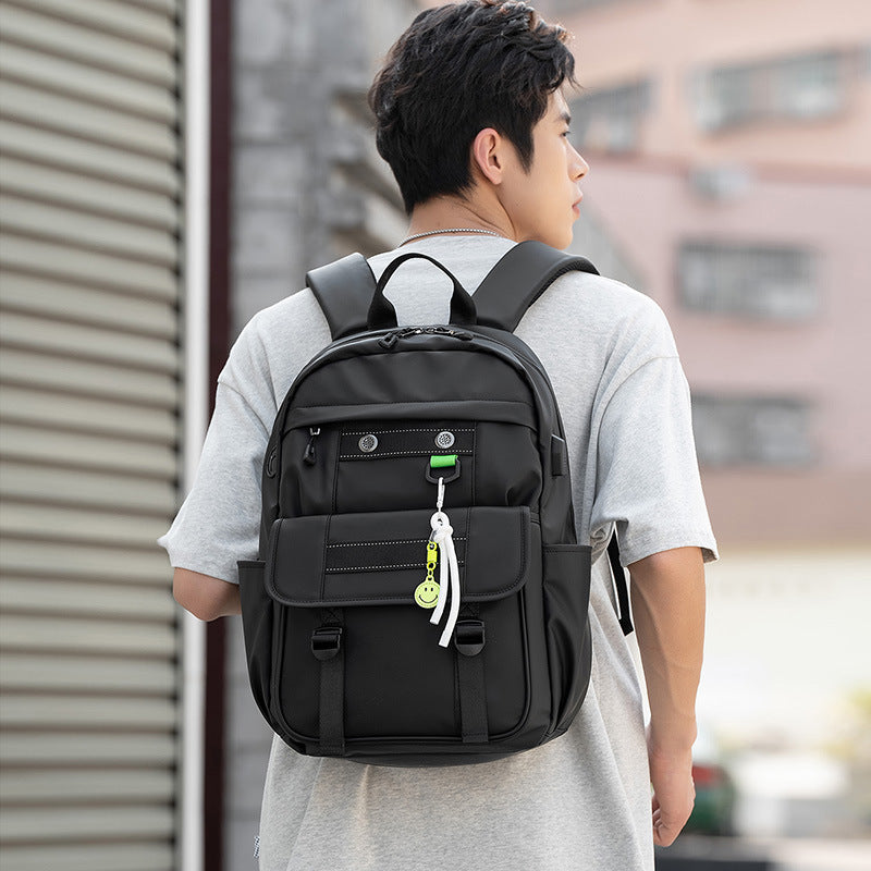 Customized backpack fashionable versatile men's and women's school bags new outdoor travel computer bags large capacity student backpack tide