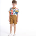 Wholesale children's printed shirts direct from the source: new summer beach style hawaiian vacation short-sleeve shirts