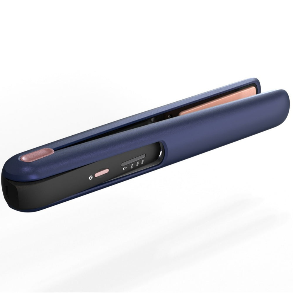 Wireless usb rechargeable hair straightener - new long-lasting, straight & curl 2-in-1, portable home hair straightener - cross-border wholesale