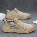 Canvas men's shoes spring breathable old beijing cloth shoes slip-on driving men sports casual trendy shoes student shoes