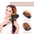 three-in-one hot air comb hairdressing comb hair dryer comb hair iron quick curling iron electric straightening comb