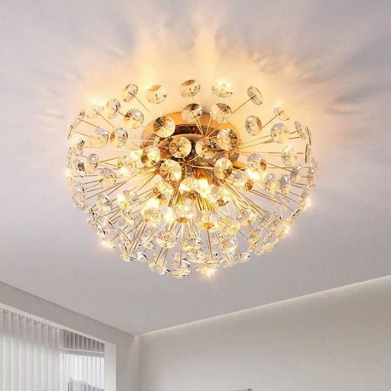Dandelion crystal chandelier - luxury living room, bedroom, dining room lighting - high-end crystal chandelier - modern creative design for clothing stores