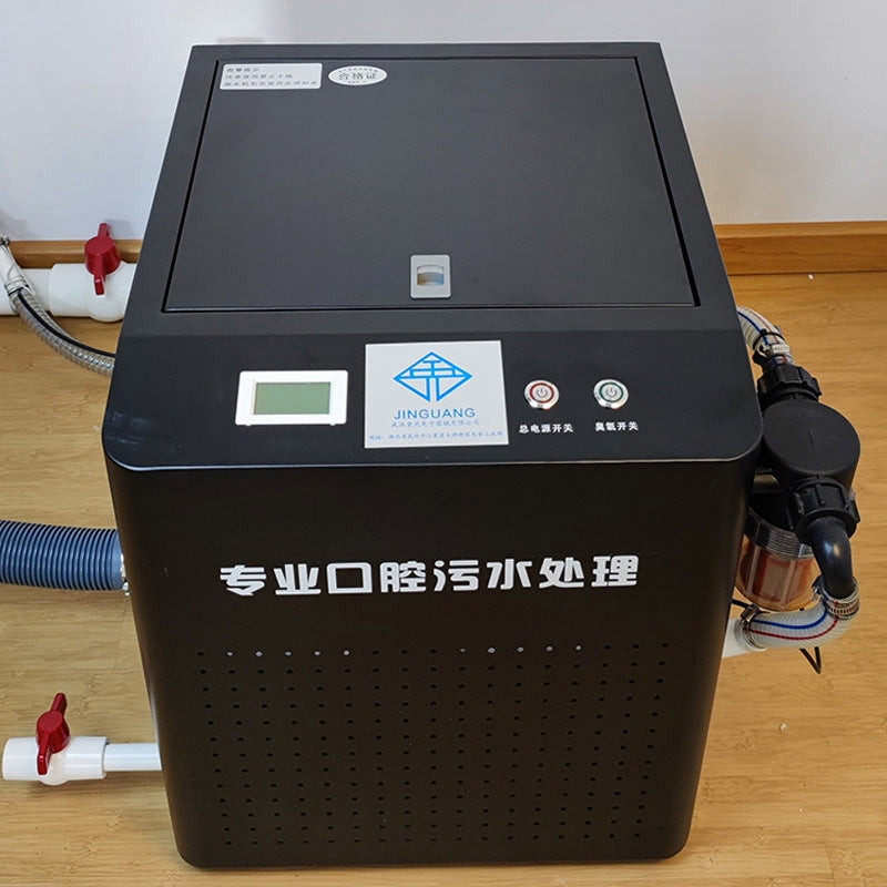 Dental negative pressure suction machine, oil-free air compressor, oral dental chair suction system, one-to-eight sewage treatment device
