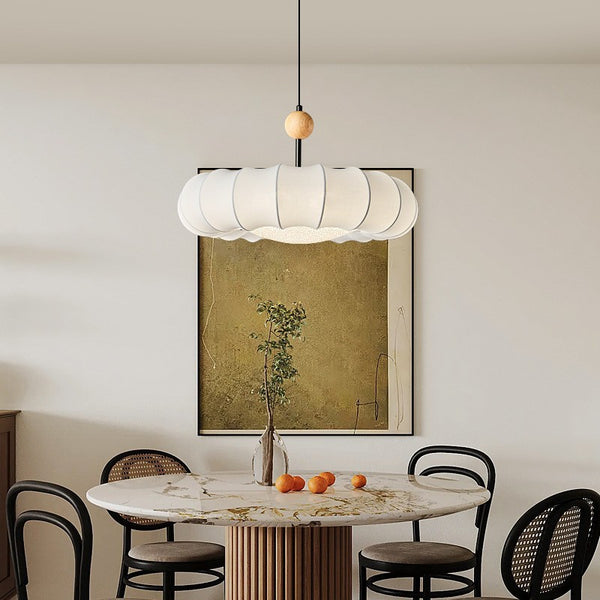 Nordic fabric chandelier Zen restaurant Study B & B hotel Hot pot restaurant Tea room art Japanese-style wabi-sandy wind lamps