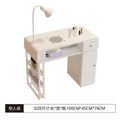 New arrival: extra-wide 45 turbine engraved grade vacuum marble & porcelain surface multifunctional minimalist nail table and chair set