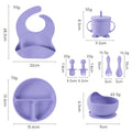 Purple 8-piece set (without ears)