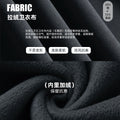 Fall and winternew arrival half-zipfleece-linedthickened stand collarsweatshirt women's casuallooseeasiest for matchheattechtopsd25154