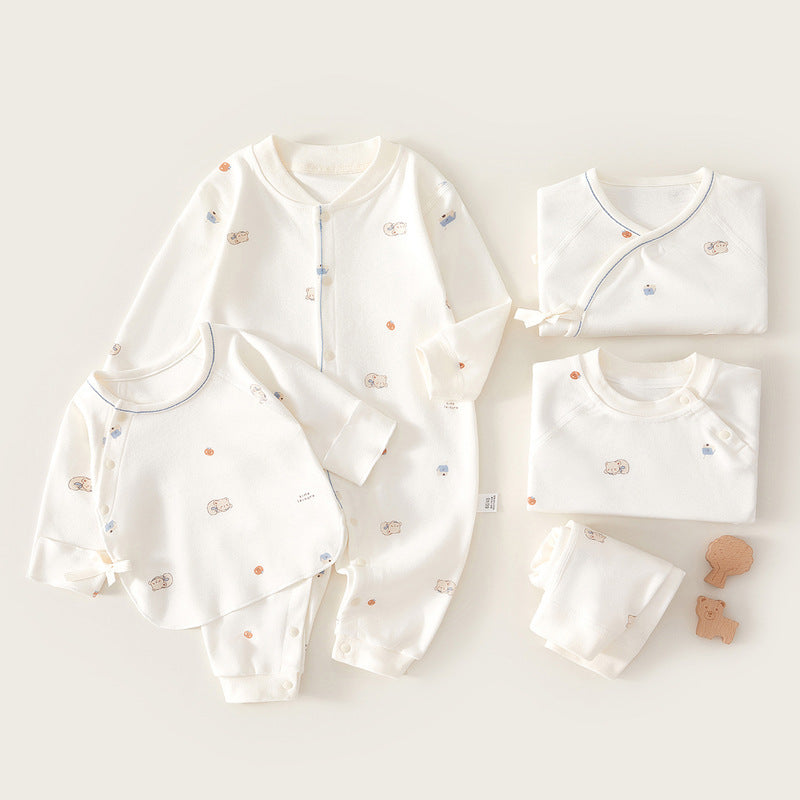 Babylon one-piece newborn pure cotton long sleeves pajamas spring & fall clothes newborn baby autumn haha rompers baby clothes