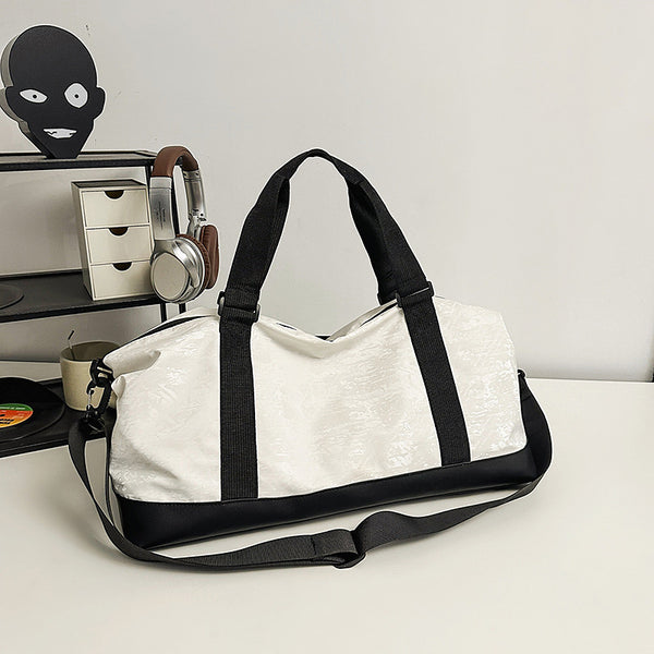 Crossbody bag dry and wet separation portable backpack men's and women's sports large-capacity yoga fitness bag trendy leisure travel bag
