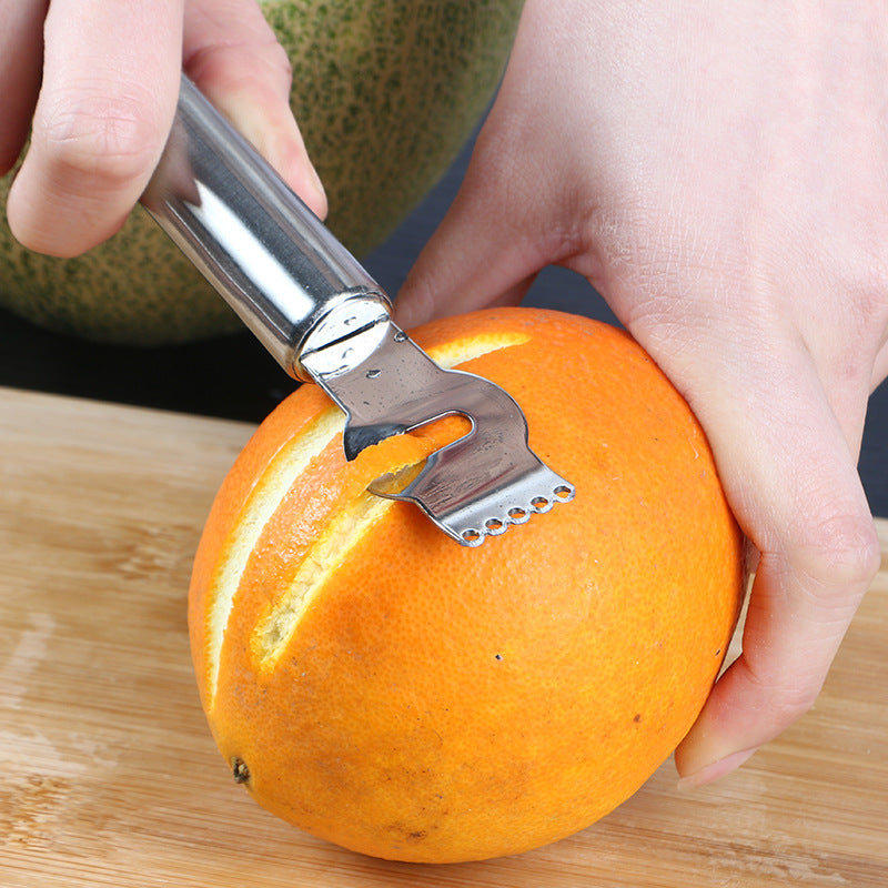 Stainless steel noodle knife, special noodle cutter, kitchen tool, restaurant convenient hanging lemon peeler