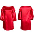 D3075  autumn plus size fashion women's loose puff sleeve european and american african mom dress cross-border dress