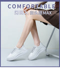 Women's shoes 2025 new spring autumthick sole leather surface platform shoes petiteseasiest for matchcasualeasiest for matchplatform shoes white shoes women