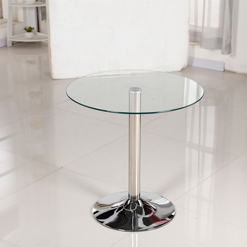 Tempered glass round table minimalist coffee table balcony lounge negotiation table small apartment coffee table discussion table and chairs free shipping