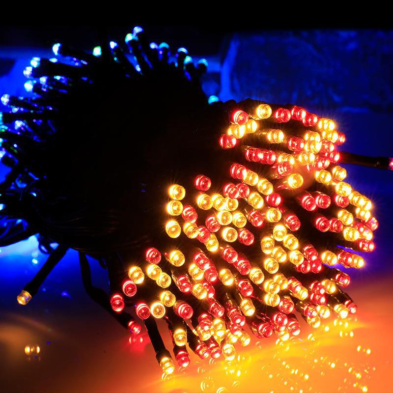 Cross-border solar light string outdoor led light string 24v low voltage lawn landscape engineering lighting waterproof LED light string