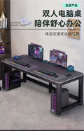 Computer desk desktop computer double desk simple for home bedroom study table rectangular workbench desk no