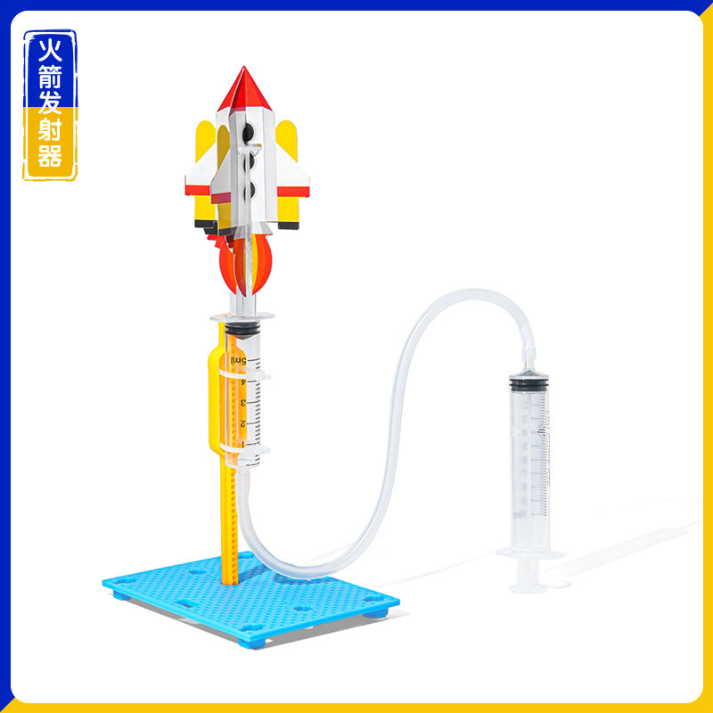Rocket Launcher Technology Small Production Primary and Secondary School Students Handmade DIY Physical Operation Dynamics Material Pack Steam