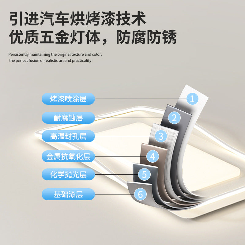 Zhongshan Lighting Factory Direct Sales Living Room Main Light Whole House Package Intelligent Voice Home Improvement Round Room Bedroom Ceiling Light