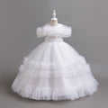 New arrivalin stock tutu evening dress pattern princess dress girl piano performance dress flower girl