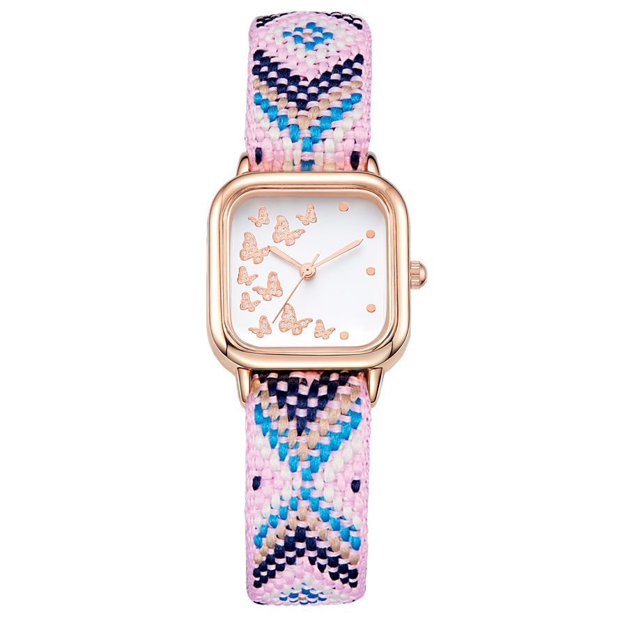 new arrival forest style butterfly women's watch fashionk-style high-looking student women's watch quartz performance goods wholesale