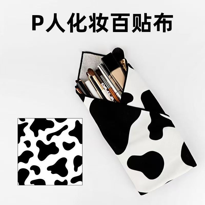 Customized 100 stickers, cosmetic bags, cameras, computers, skin care products, self-adhesive storage bags, portable magic cloths, popular cat cloths