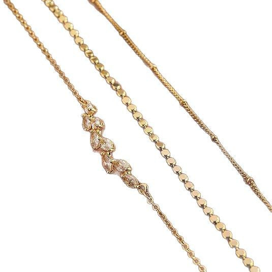 European and american cross-border fine classic ball chain anklet easiest for matchsummer jewelry cross-border stainless steel anklet jewelry