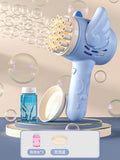 29-hole popular astronaut bubble gun handheld gatling bubble machine electric children's toy street stall wholesale