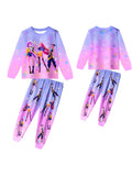 New girls' pants set - witcher squad style - kids' long sleeve and pants outfit for mid-to-large children