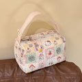 2025 new cartoon cat portable makeup & toiletry bag - large capacity 3d tote for travel & storage