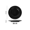 10.25inch baitu flat plate-matte black