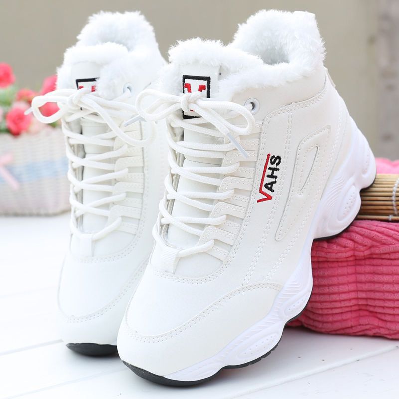 Women's snow boots - non-slip, new 2025 winter collection, fleece-lined, extra thick, waterproof, casual warm cotton shoes, women's ankle boots, chunky sole