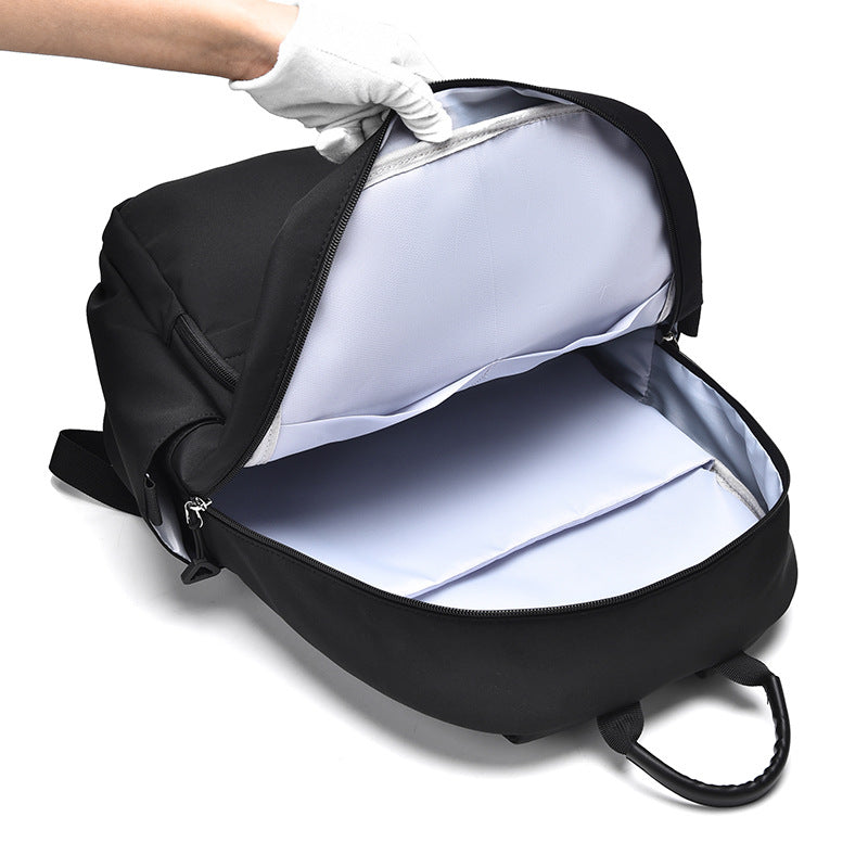 Cross-border fashion travel backpack laptop bag trendy simple student campus schoolbag commuter backpack