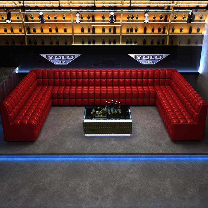 High-end KTV sofa party room bar sofa booth dance hall club box family ktv coffee table