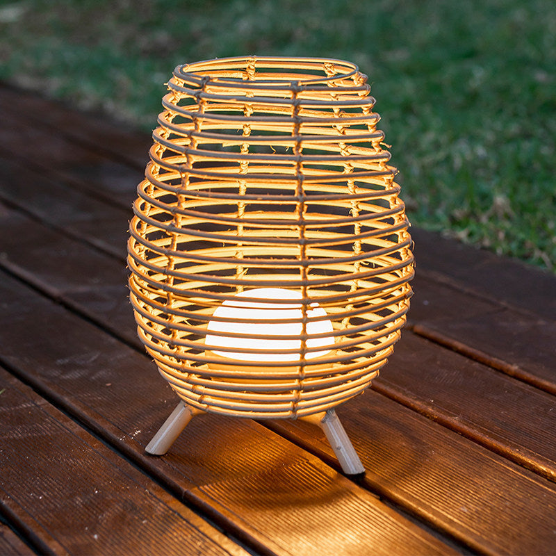 Outdoor waterproof patio light, woven floor lamp, modern minimalist villa lawn lamp, garden terrace lawn light