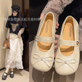 New arrival baotou flatsfrenchretrobows women's mary jane flats shoes flats soft bottom flats women's casual shoes