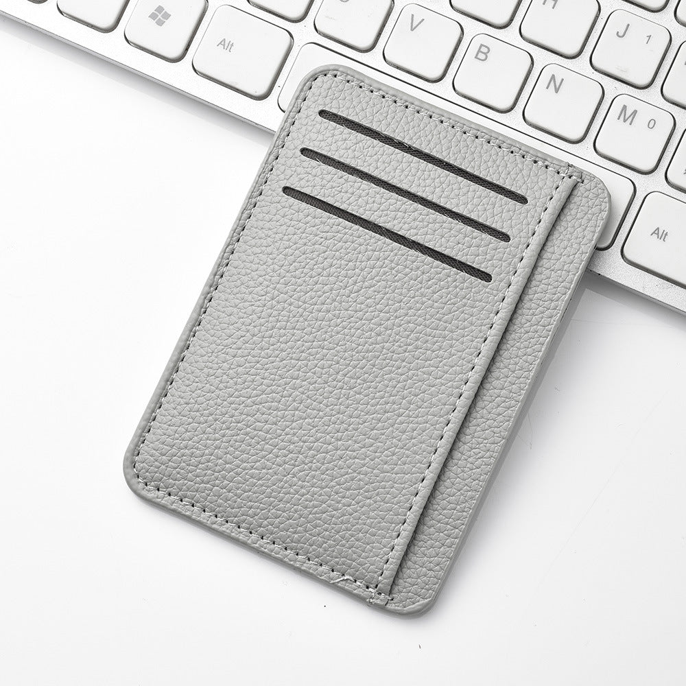 Pu card holder wholesale ultra-thin card bag for women, small, exquisite and large-capacity multi-card student card bag for women, short wallet.