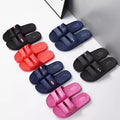 Home shoes men's and women's couple indoor slippers thickened quick-drying lightweight soft sole non-slip flat bottom hotel slippers bathroom