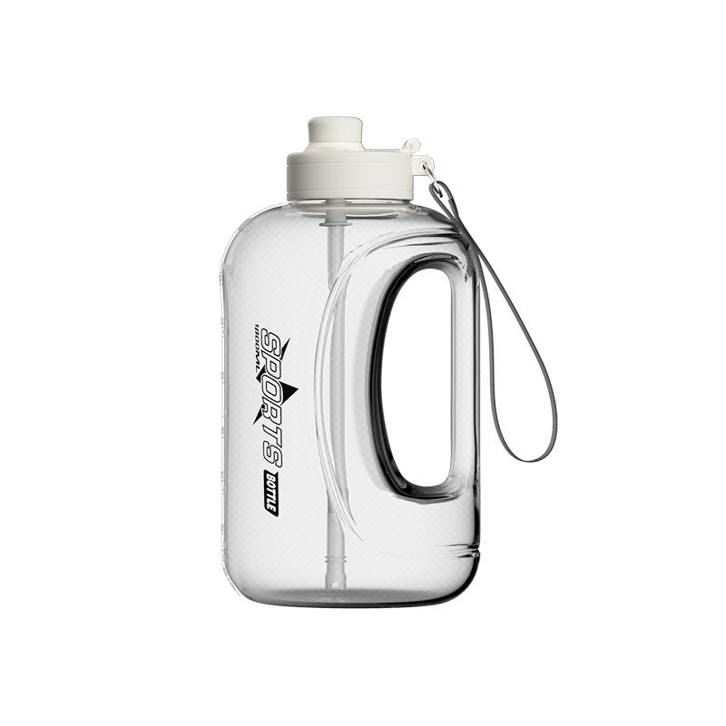 Influencer-approved, large-capacity sports water bottle with straw – perfect for outdoor workouts. durable, food-grade, and heat-resistant, this portable water bottle is ideal for men and women