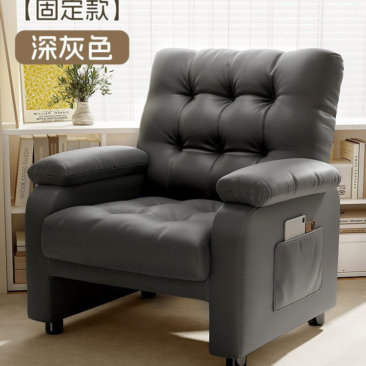 Computer chair Household sedentary single sofa chair Bedroom backrest Office study chair Internet cafe Game e-sports chair