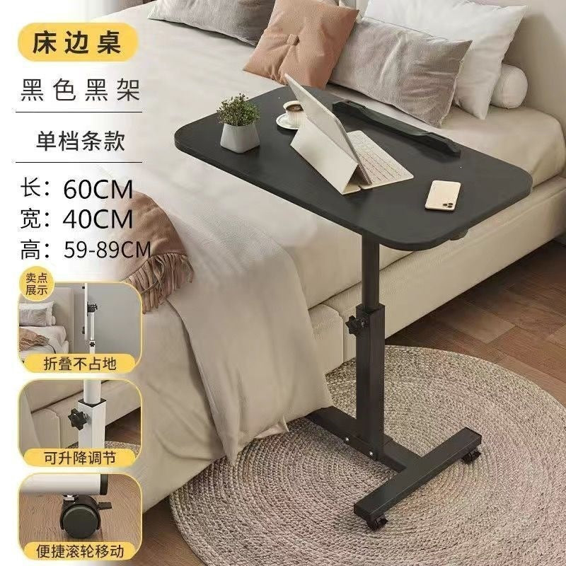 foldable computer desk stand floor reading puzzle stand lazy simple adjustable movable bedside table