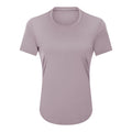 Summer lightweight loose-fit yoga short sleeve women's brushed breathable fitness top - quick-dry activewear for running and exercise (ds075)