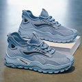 2026 summer breathable mesh men's shoes lightweight soft sole sneakers anti-slip hollow-out casual running shoes versatile mesh shoes