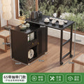 Modern minimalist tea table set - portable, rotating, kung fu tea brewing, all-in-one design for home, small apartments, balcony tea table/tea station
