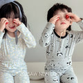 Kidspure cotton autumn clothes autumn trousers intimates xinjiang long-staple cotton new arrivalkidslong sleeves home clothes boys and girls suit