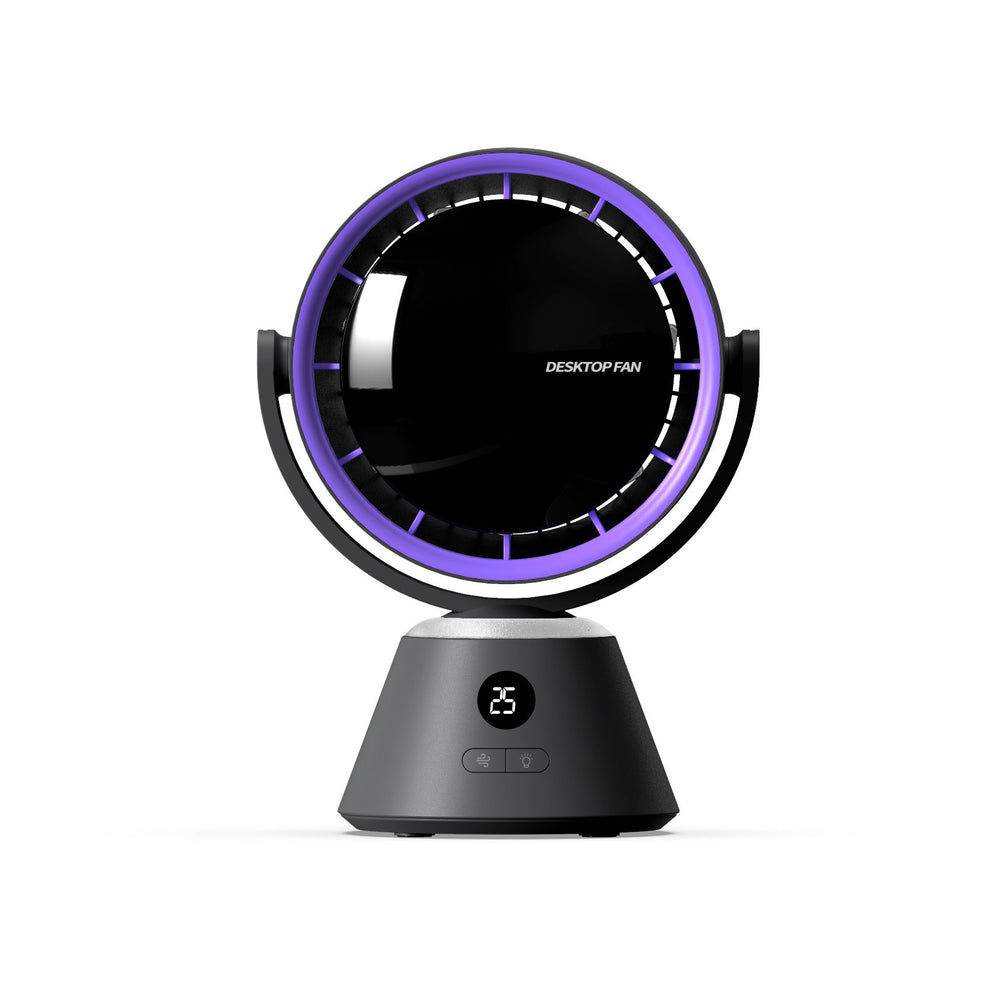 2024 high-speed turbine fan, high-power usb rechargeable desktop air circulator fan, large air volume, bestselling dual-use model