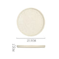 American new arrivalfashion creative ceramic steak plate stylish line ceramic western food plate with edge plate high appearance ins