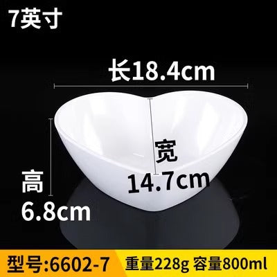 Fat beef plate melamine hotpot restaurant buffet plate tableware barbecue plate commercial side dish dish lettuce bucket haidilao